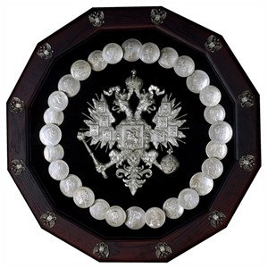 Панно большое многогранник Герб России