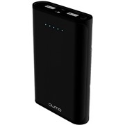 Аккумулятор внешний Qumo (24262) PowerAid P5000 5000 mAh, 2 USB, 1A+2.4A черный