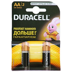 Батарейка Duracell LR6 / AA  BL2 (2/24)