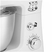 Миксер DELTA LUX DL-7900P белый с серым 1000Вт, планетарный,  чаша из нерж. стали 3,5л