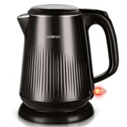 Чайник CENTEK CT-1025 черный 2200 Вт, 1,8 литра, двухслойниый корпус