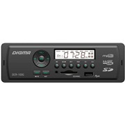 Автомагнитола Digma DCR-100 G 4х45Вт, FM радио, память  18 станций
