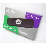 Комплект USB-модем Мегафон LTE М150-2 black+SIMкарта
