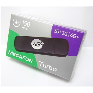 Комплект USB-модем Мегафон LTE М150-2 black+SIMкарта