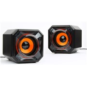 Акустическая система Gembird SPK-405 2.0 Black 5 Вт, регулятор громкости, USB-питание