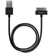 Кабель Deppa (72112) Apple 30-pin iPhone черный, 1.2 м