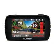 Видеорегистратор Slimtec Hybrid X + радар-детектор + GPS 2.7",2304x1296,170*,A7LA50,G-сенсор