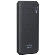 Аккумулятор внешний Nobby Expert (PB-10-03) 10000 mAh черный 3A, 1 USB, QC3.0, входы micro и USB-C