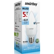 Светодиодная лампа Smartbuy SBL-C37-05-40K-E27 дневной свет