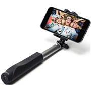 Монопод для селфи Harper RSB-203 Black (управление кнопкой Bluetooth на ручке) + фонарик