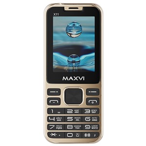Сотовый телефон MAXVI X11 Metallic Gold