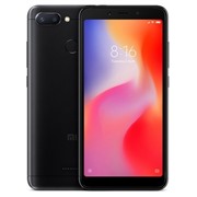 Сотовый телефон XIAOMI Redmi 6 3Gb RAM 64Gb Black LTE 5,45"HD+1440*720,3/64Gb,12-5Mp+5Mp,Fingerprint