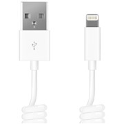 Кабель Prime Line (7207) Apple 8-pin белый, 1.5 м, витой*