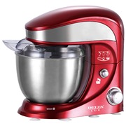 Миксер DELTA LUX DL-5070P красный 1000Вт, планетарный,  чаша из нерж. стали 4л