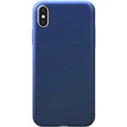 Чехол Deppa (89041) Case Slik iPhone X/Xs синий металлик