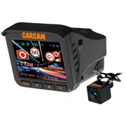 Видеорегистратор Carcam Каркам Комбо 5S + радар+GPSтрекер+3G 2304х1296,2.4",160°,OV4689,2 камеры