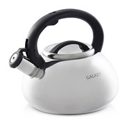 Чайник со свистком GALAXY GL 9207 3 л, нерж.сталь, зеркал.полировка