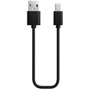 Кабель OLMIO (039324) LongPlug micro USB 1м 1A черный (кабель с длинным micro USB разъёмом)