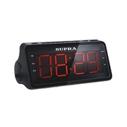 Радиобудильник Supra SA-46FM Black/Red