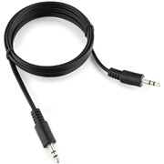Кабель Cablexpert AUX - 1 м Jack 3.5 мм / Jack 3.5 мм черный