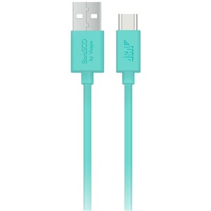 Кабель BoraSCO (37973) USB-C тиффани, 1 м, (упаковка zip lock)