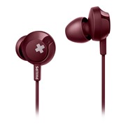 Наушники Philips she 4305RD вкладыши вакуумные с микрофоном