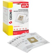 Мешки-пылесборники OZON micron XXL-03 для Samsung ,синтетические, 12 шт