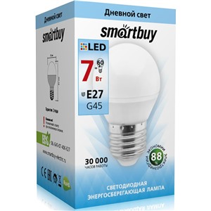 Светодиодная лампа Smartbuy SBL-G45-07-30K-E27 теплый свет