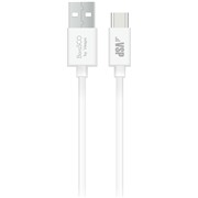 Кабель BoraSCO (34850) USB-C белый, 1 м, 2A