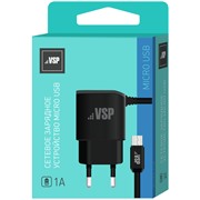 З/У BoraSCO (34848) micro USB, 1A черный