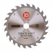 Диск пильный "Калибр" 250х32х30z (арт.130340)
