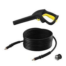 Набор аксессуаров для минимойки KARCHER (КЕРХЕР), пистолет + шланг 7,5 м + штуцер, быстроразъемный, 2.643-910.0 ОЗ