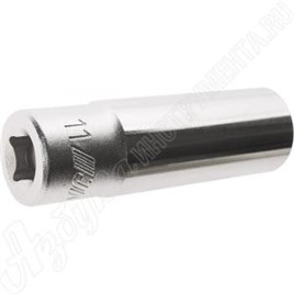 Головка торцевая глубокая шестигранная 1/4", 11 мм, JTC, JTC-25211