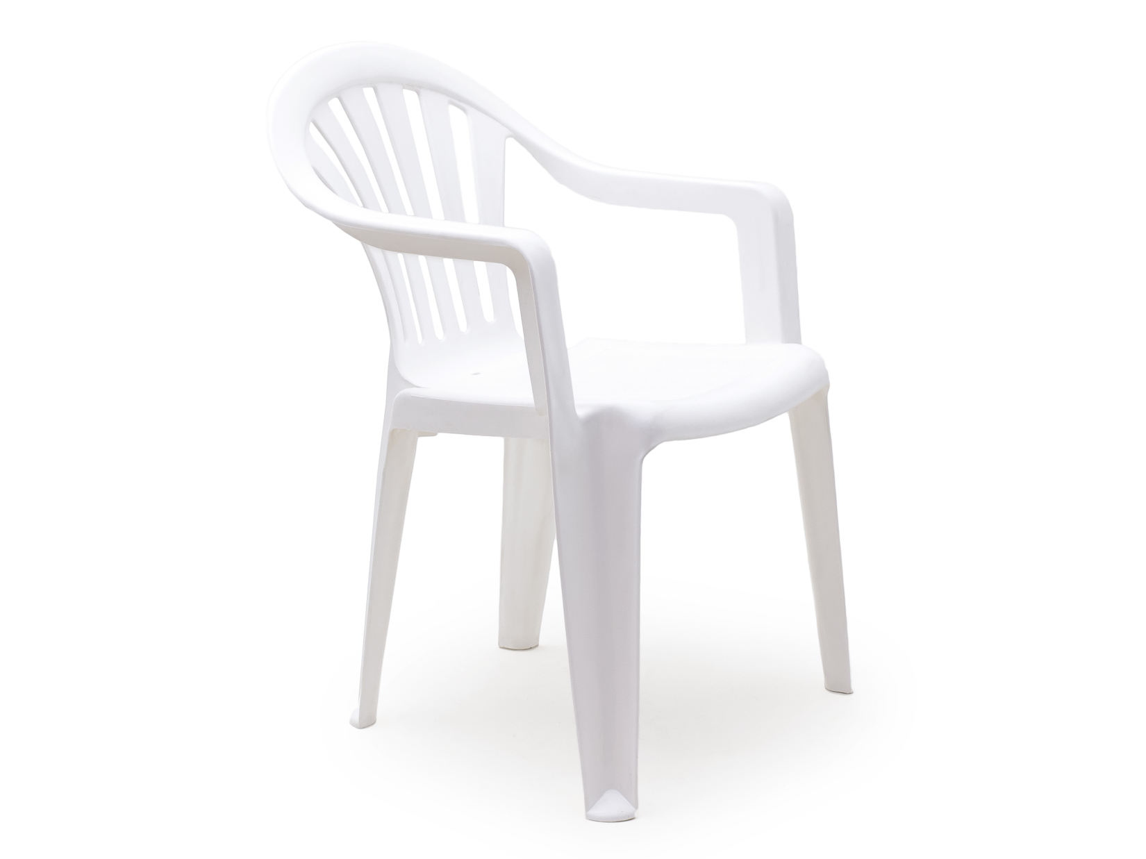 Кресло стандарт пластик летнее №4 белый