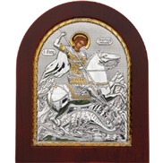 Икона "св. Георгий Победоносец" на дереве