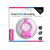 LoveToy Power Bud Clit Cockring, розовое
Виброкольцо для пениса