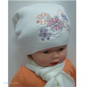 Комплект шапка шарф р.50-52 для девочки 41Е