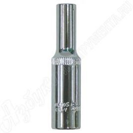 Головка торцевая глубокая 1/4"DR 5 мм, OMBRA, 114105
