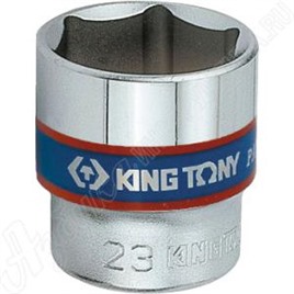 Головка торцевая стандартная шестигранная 3/8", 18 мм, KING TONY, 333518M