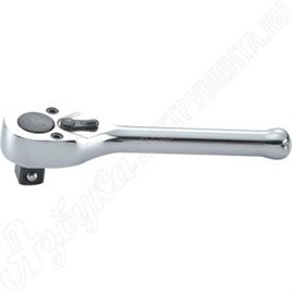 Трещотка 3/8", 110 мм, 64 зубца, флажковая, KING TONY, 3760-45