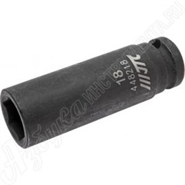 Головка торцевая ударная глубокая шестигранная 1/2", 18 мм, JTC, JTC-448218