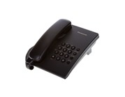 Телефон проводной Panasonic KX-TS2350RUB чёрный