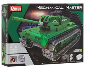  QiHui Конструктор QIHUI электромеханический "Tank", 453 деталей (8011)