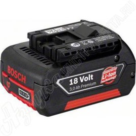 Аккумулятор вставной с ECP и LZA 18 В, 3 Ач, Li-Ion, BOSCH, 2607336236