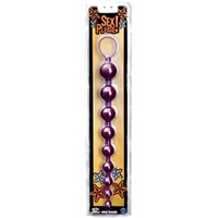 Topco Sex Please! Sexy Beads, фиолетовый
Анальные шарики с кольцом-держателем