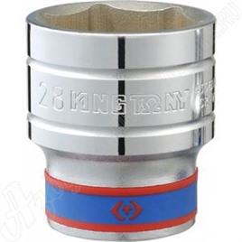 Головка торцевая стандартная шестигранная 1/2", 20 мм, KING TONY, 433520M