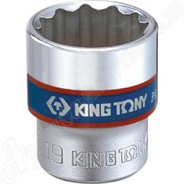 Головка торцевая стандартная двенадцатигранная 3/8", 11 мм, KING TONY, 333011M
