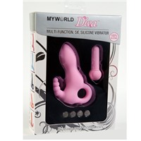 MyWorld вибратор, розовый 
Анально-вагинальный, 5 режимов вибрации
