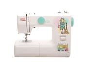 Швейная машина Janome Juno 517, 12 опер, обметочная, эластичная, потайная строчка, белый