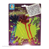 Лизун 1toy Т52277 Шлепок 15см. 4шт. на блист.